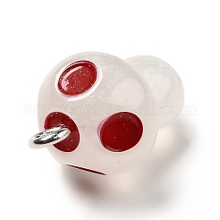Spray Painted Luminous Resin Pendants&nbsp;RESI-A017-05C