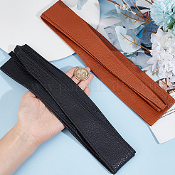 2Pcs 2 Colors Imitation Leather Wrap Around Waist Bands&nbsp;AJEW-CP0008-08B