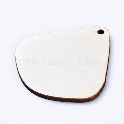 Natural Wood Pendants&nbsp;WOOD-WH0100-37A
