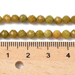 Natural Yellow Green Opal Beads Strands&nbsp;G-D306-A06-4mm