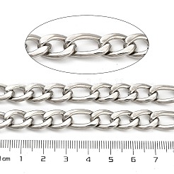 201 Stainless Steel Figaro Chains&nbsp;CHS-A016-70P-A