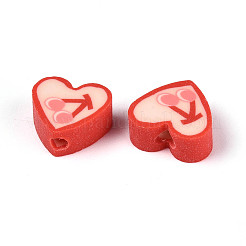 Handmade Polymer Clay Beads&nbsp;CLAY-T023-16