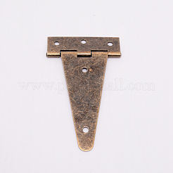 Zinc Alloy T Strap Hinges&nbsp;PALLOY-WH0070-76AB