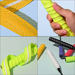 8Pcs 8 Colors PU Leather Anti-slip Badminton Tennis Racket Grip Tape&nbsp;DIY-SP0005-46