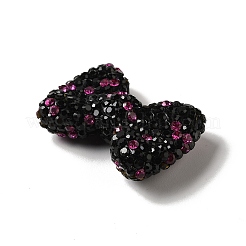 Polymer Clay Rhinestone Beads&nbsp;RGLA-D050-03F