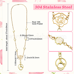 1Pc 304 Stainless Steel Cable Chains Pendant Decorations&nbsp;HJEW-SC0002-55