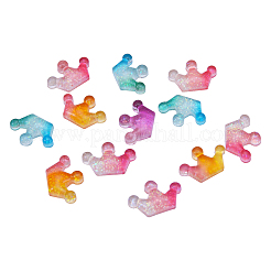 40Pcs 4 Colors Transparent Resin Cabochons&nbsp;RESI-CJ0001-151