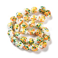 Handmade Lampwork Beads Strands&nbsp;LAMP-Q036-08C