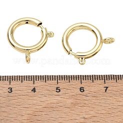Brass Spring Ring Clasps&nbsp;KK-CBA1AE8-05F-G