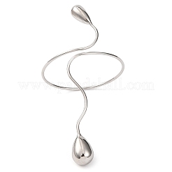 Brass Cuff Bangles for Women&nbsp;BJEW-F477-01P