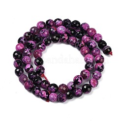 Natural Fire Crackle Agate Beads Strands&nbsp;G-C082-A01-41