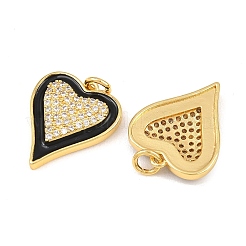 Brass Micro Pave Cubic Pendants&nbsp;KK-Z140-18G