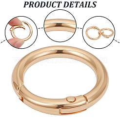 32Pcs Alloy Spring Gate Rings&nbsp;FIND-CN0002-51
