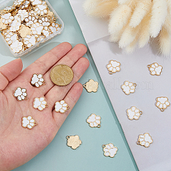 120Pcs Alloy Enamel Pendants&nbsp;ENAM-FH0001-95B