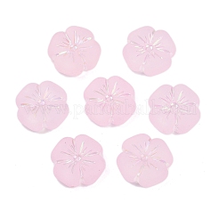 Frosted Transparent Acrylic Beads&nbsp;X1-OACR-P029-19B-05
