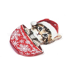 Christmas Theme Acrylic Pendants&nbsp;OACR-Q101-01A