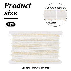 14M Polyester Flat Ruffled Elastic Cord&nbsp;EC-FG0001-03B