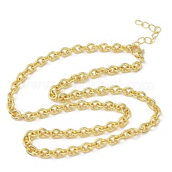 5MM Brass Cable Chain Necklaces for Women&nbsp;NJEW-K271-12G