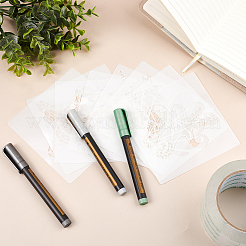 Plastic Drawing Painting Stencils Templates&nbsp;DIY-WH0158-24