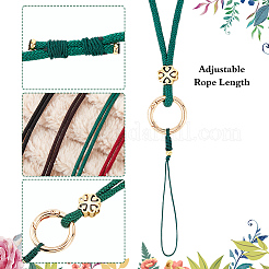 Polyester & Golden Alloy Mobile Straps&nbsp;FIND-WH20004-52D