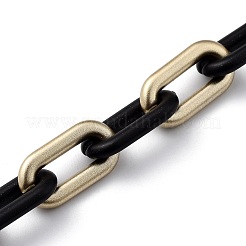 Handmade Spray Painted CCB Plastic Cable Chains&nbsp;AJEW-JB00728-01