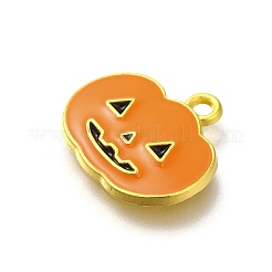 Halloween Theme Alloy Enamel Pendants&nbsp;ENAM-D067-02G-01