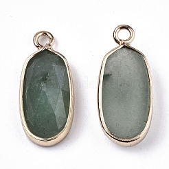 Natural Green Aventurine Pendants&nbsp;G-N326-45E