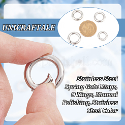 Ring Smooth 304 Stainless Steel Spring Gate Rings&nbsp;STAS-UN0007-24P