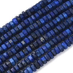 Dyed Natural Lapis Lazuli Beads Strands&nbsp;G-G317-A24-3x6mm