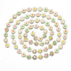 Brass Enamel Chains&nbsp;CHC-T012-15LG