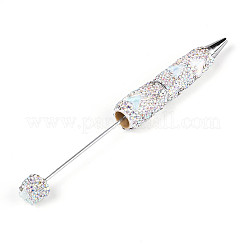 Fishtail Resin & Polymer Clay Pave Rhinestone Ball-Point Pen&nbsp;AJEW-T013-05J