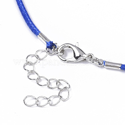 Waxed Cotton Cord Necklace Making&nbsp;MAK-S032-1.5mm-B06