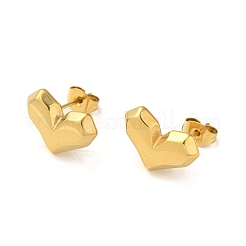 PVD Vacuum Plating 304 Stainless Steel Stud Earring&nbsp;EJEW-C099-07GP