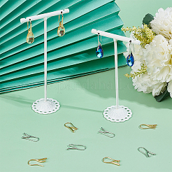 32Pcs 2 Styles Brass Earring Hooks&nbsp;KK-BBC0014-12