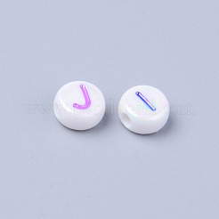 Opaque White Acrylic Beads&nbsp;X-MACR-S273-46