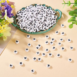 500Pcs Acrylic Beads&nbsp;SACR-TA0001-55W