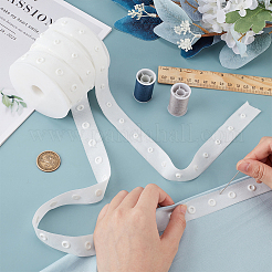 10 Yards 2-Row Plastic Snap Button Tape&nbsp;FIND-OC0003-85B