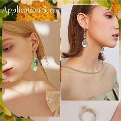 60Pcs 2 Color 304 Stainless Steel Leverback Earring Findings&nbsp;DIY-CN0002-52