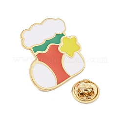 Christmas Theme Cartoon Alloy Brooches&nbsp;JEWB-A025-01F