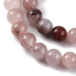 Natural Violet Strawberry Quartz Beads Strands&nbsp;X-G-P530-B02-02