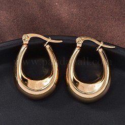 Ion Plating(IP)  304 Stainless Steel Hoop Earrings&nbsp;X-EJEW-A059-03G