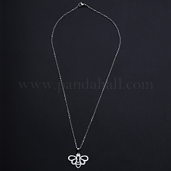 Non-Tarnish 201 Stainless Steel Pendants Necklaces&nbsp;NJEW-S105-JN705-45-1