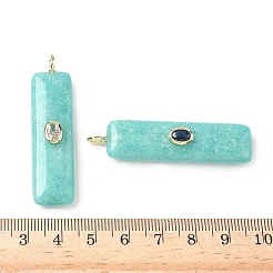 Natural Amazonite Pendants&nbsp;G-H318-03G-05