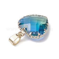 Gradient Color K9 Glass Imitation Tourmaline Pendants&nbsp;PALLOY-JF03453