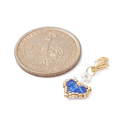 Handmade Loom Pattern Seed Beads Pendants Decoration&nbsp;HJEW-MZ00015