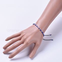 Adjustable Nylon Thread Braided Beads Bracelets&nbsp;X-BJEW-JB04522-07