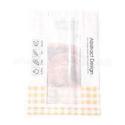 Rectangle with Bread Pattern Paper Baking Bags&nbsp;CARB-K0001-01I