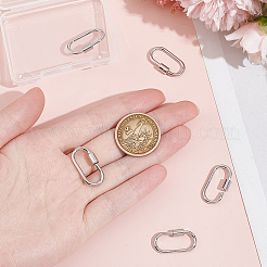 5Pcs Brass Screw Carabiner Lock Charms&nbsp;KK-UN0002-06