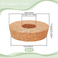 4Pcs Cork Bottle Stoppers&nbsp;AJEW-OC0016-18B