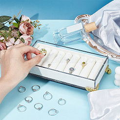Acrylic Organizer Ring Display Trays&nbsp;ODIS-WH0030-215